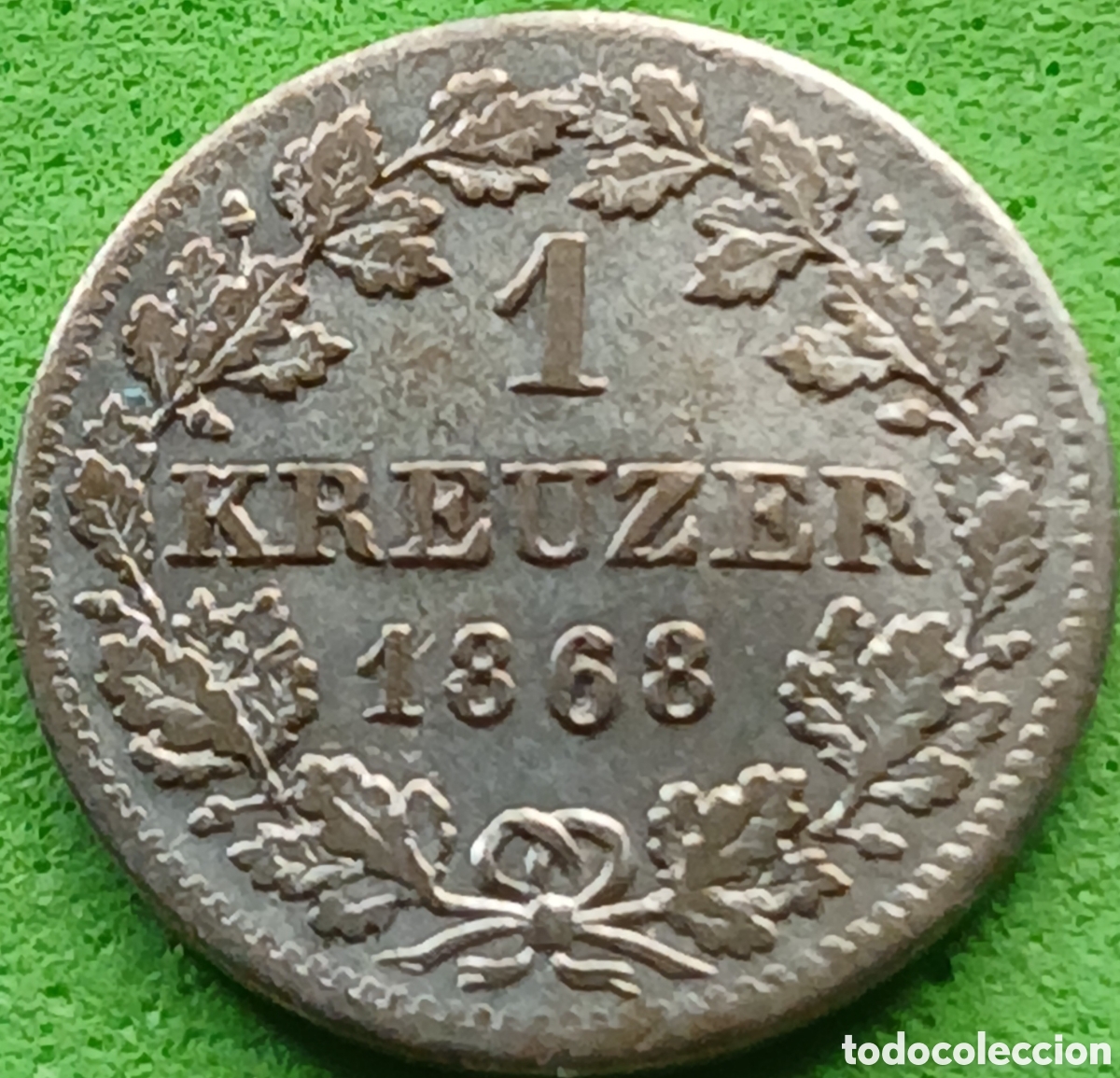 Monedas antiguas de Europa: Baviera-Reino de Baviera 1 kreuzer 1868 km#873 plata