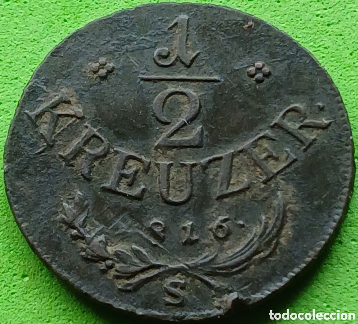 Monedas antiguas de Europa: Austria &frac12; kreuzer 1816 km#2110