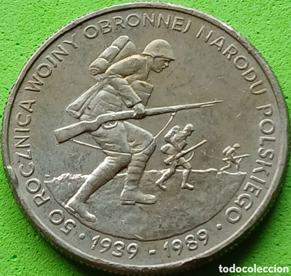 Monedas antiguas de Europa: Polonia 500 zlotych 1989 Y#185 Segunda Guerra Mundial