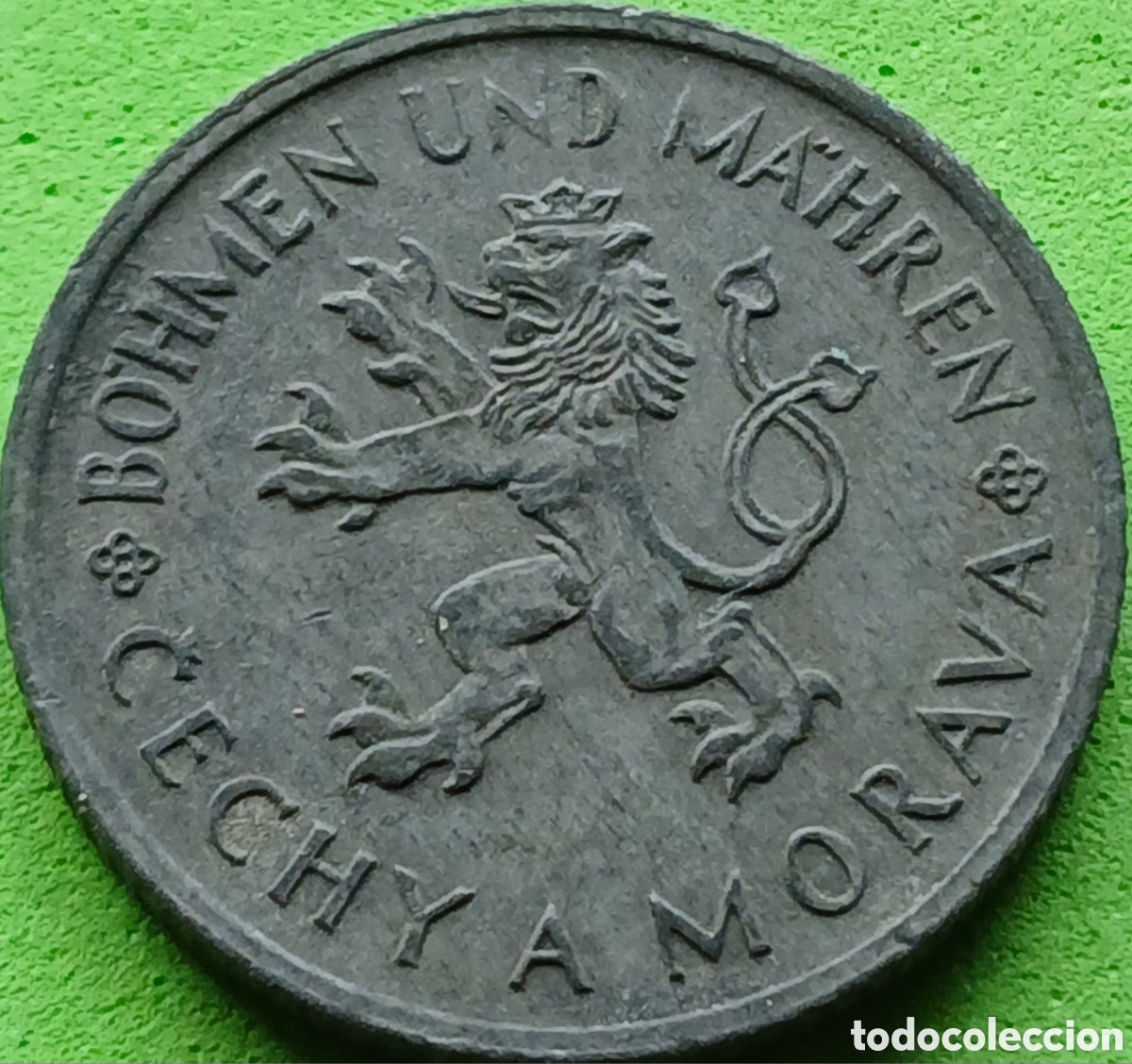 Monedas antiguas de Europa: Bohemia y Moravia 1 corona 1942 km#4