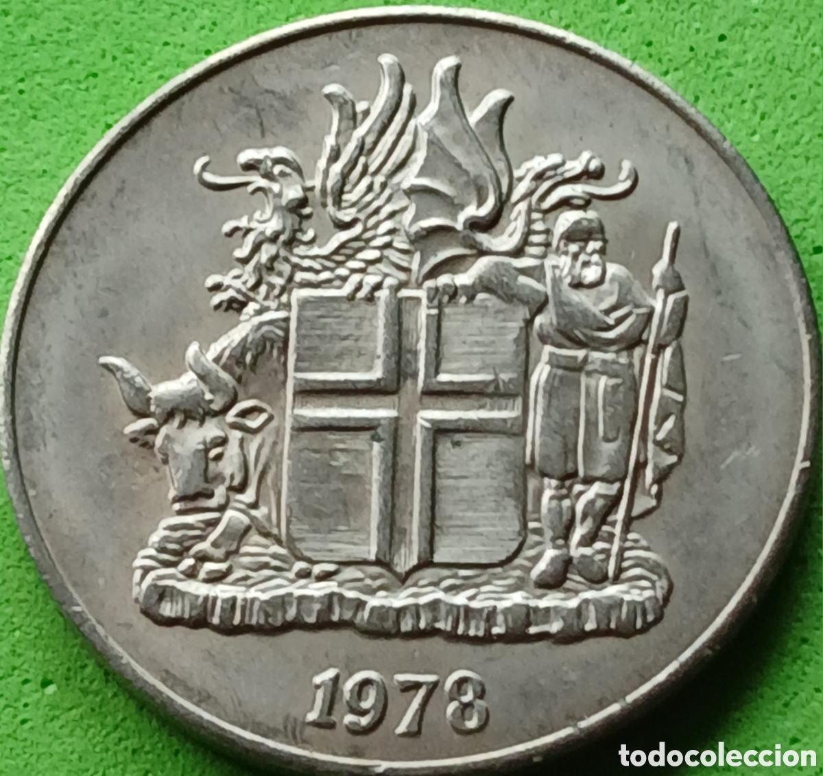 Monedas antiguas de Europa: Islandia 10 coronas 1978 km#15