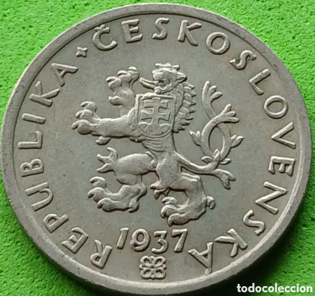 Monedas antiguas de Europa: Checoslovaquia 20 hellers 1937 km#1