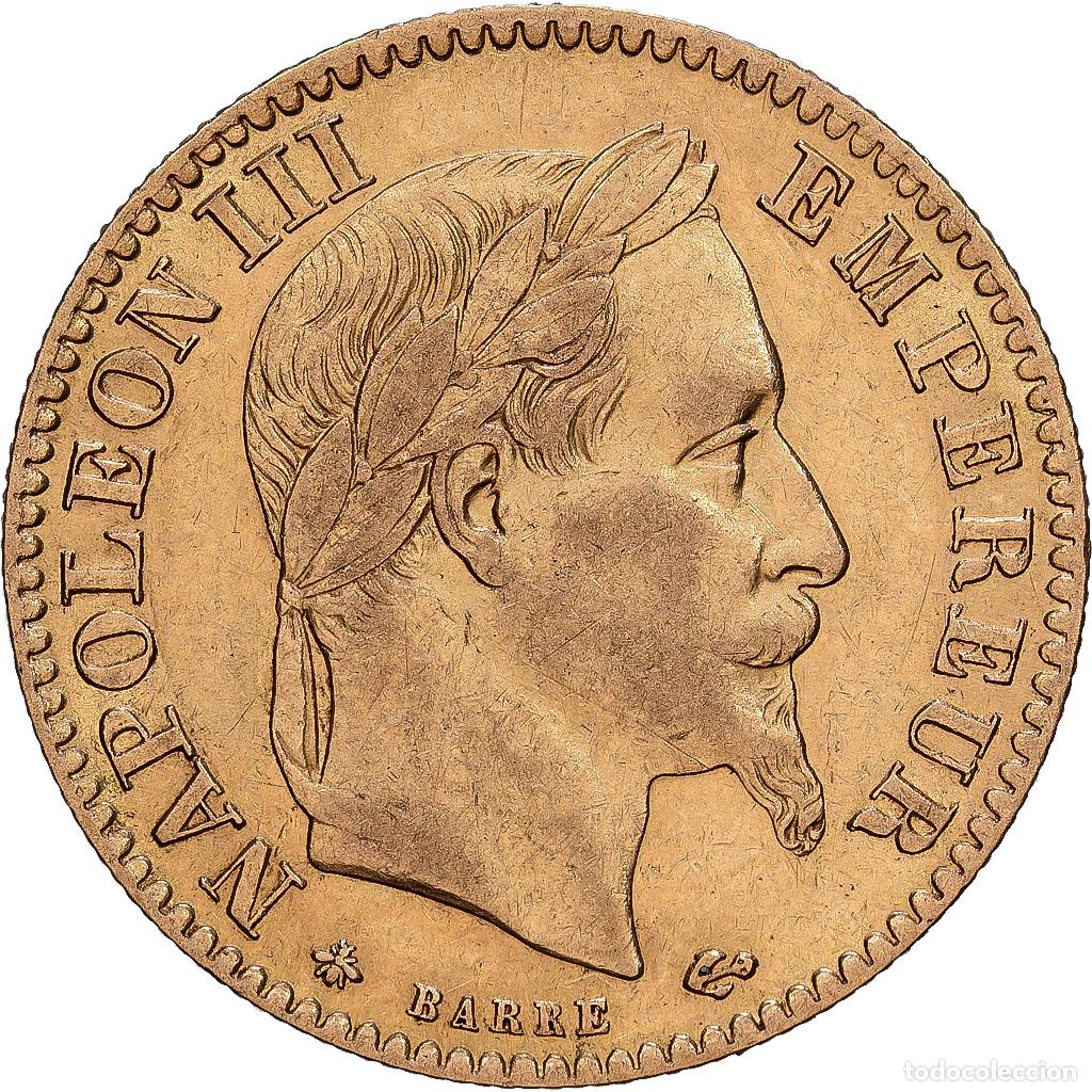 Monedas antiguas de Europa: [#1118064] France, Napoleon III, 10 Francs, 1867, Paris, EF(40-45), Gold, KM:800.1