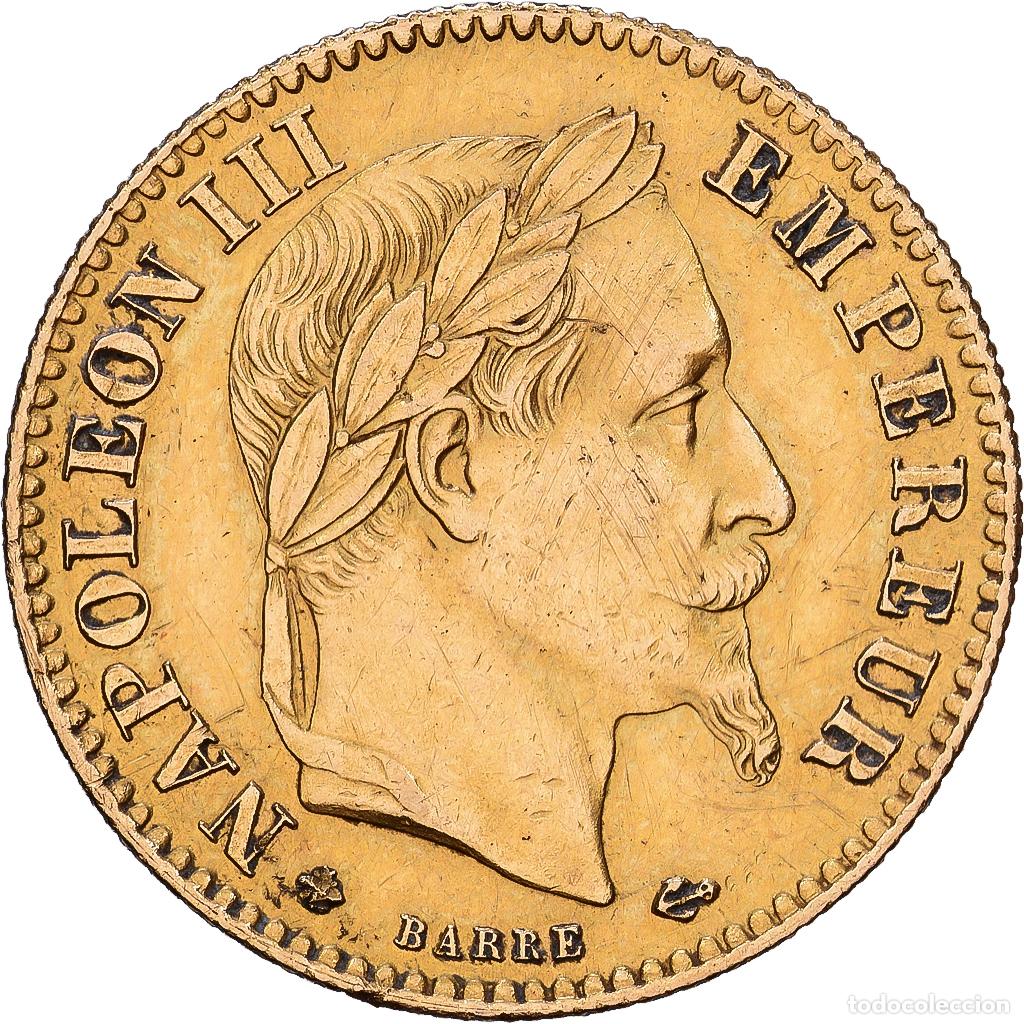 Monedas antiguas de Europa: [#1540099] Francia, Napoleon III, 10 Francs, Napol&eacute;on III, 1864, Paris, Oro, MBC, KM:800.1