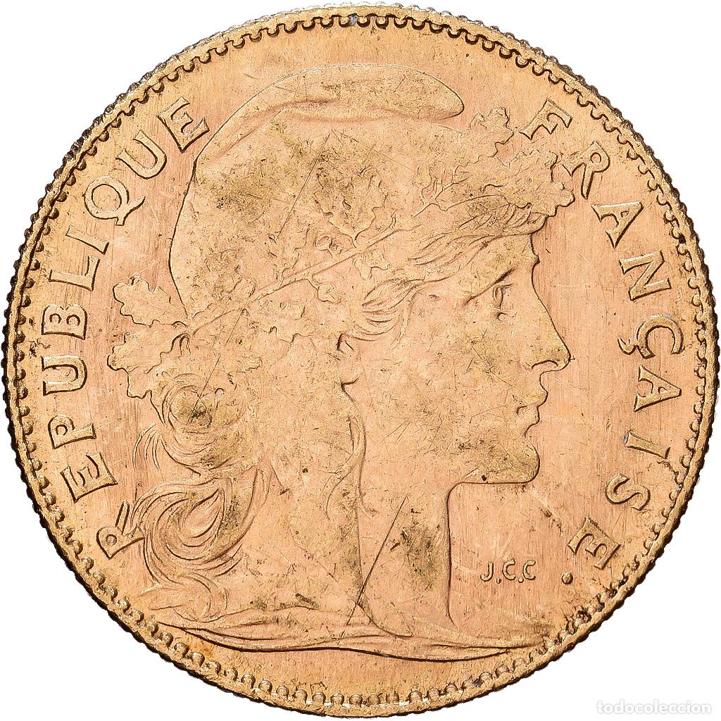 Monedas antiguas de Europa: [#1540142] Francia, 10 Francs, Marianne, 1911, Paris, Oro, EBC, KM:846