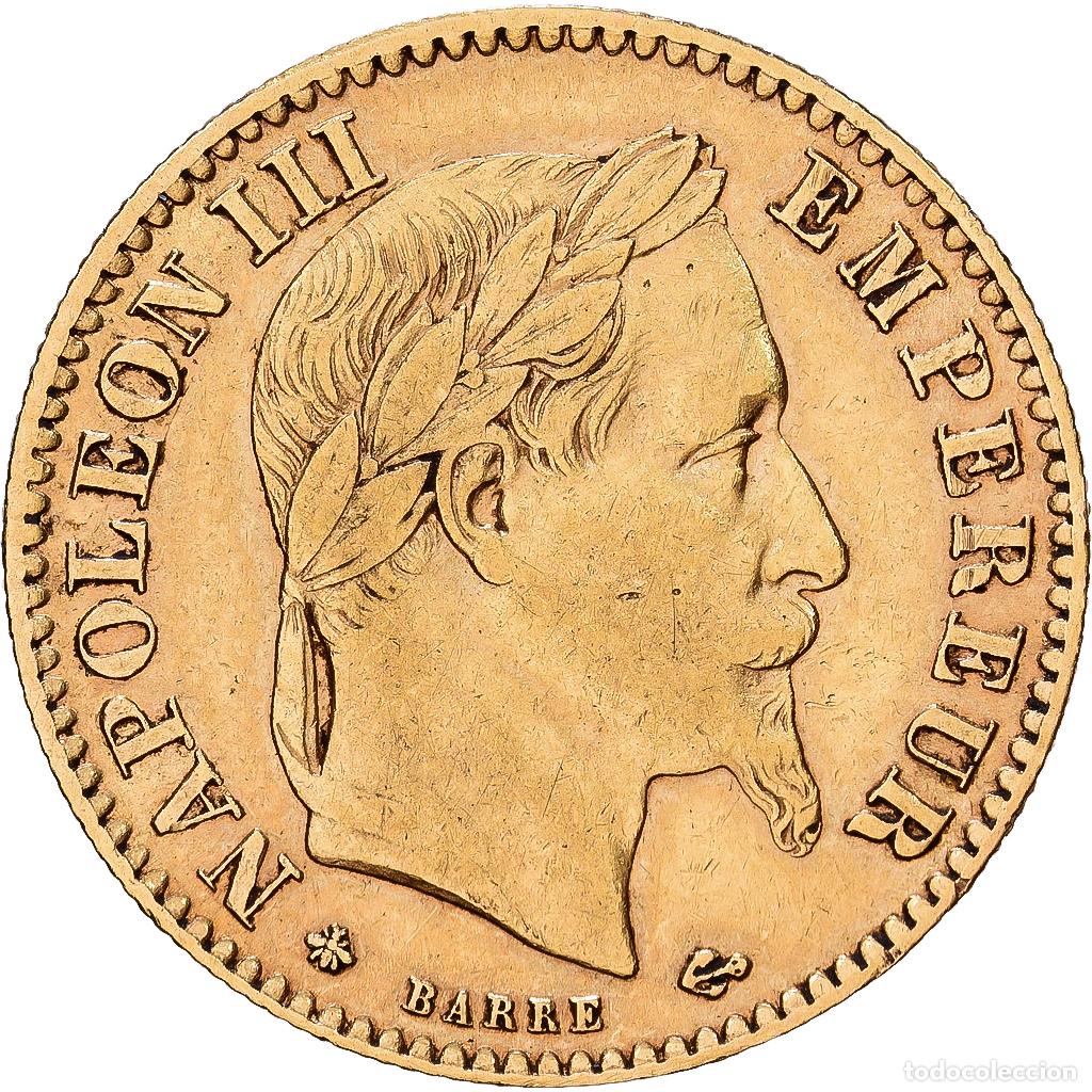 Monedas antiguas de Europa: [#1540144] Francia, Napoleon III, 10 Francs, Napol&eacute;on III, 1862, Paris, Oro, BC+, KM:800.1