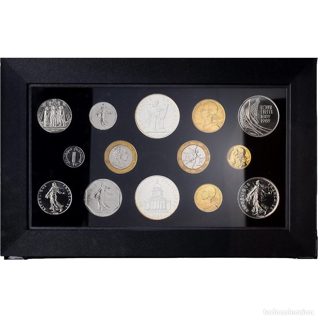Monedas antiguas de Europa: [#1546286] Francia, Coffret 1 c. &agrave; 100 frs., 1989, MDP, s&eacute;rie FDC, Sin informaci&oacute;n, FDC