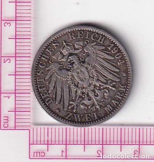 Monedas antiguas de Europa: CR4846 MONEDA ALEMANIA 2 MARCOS 1904 400 ANIV FELIPE I PLATA