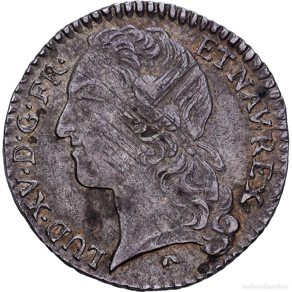 Monedas antiguas de Europa: [#1546139] Francia, Louis XV, 1/10 &Eacute;cu au bandeau, 1769, Toulouse, Plata, MBC+