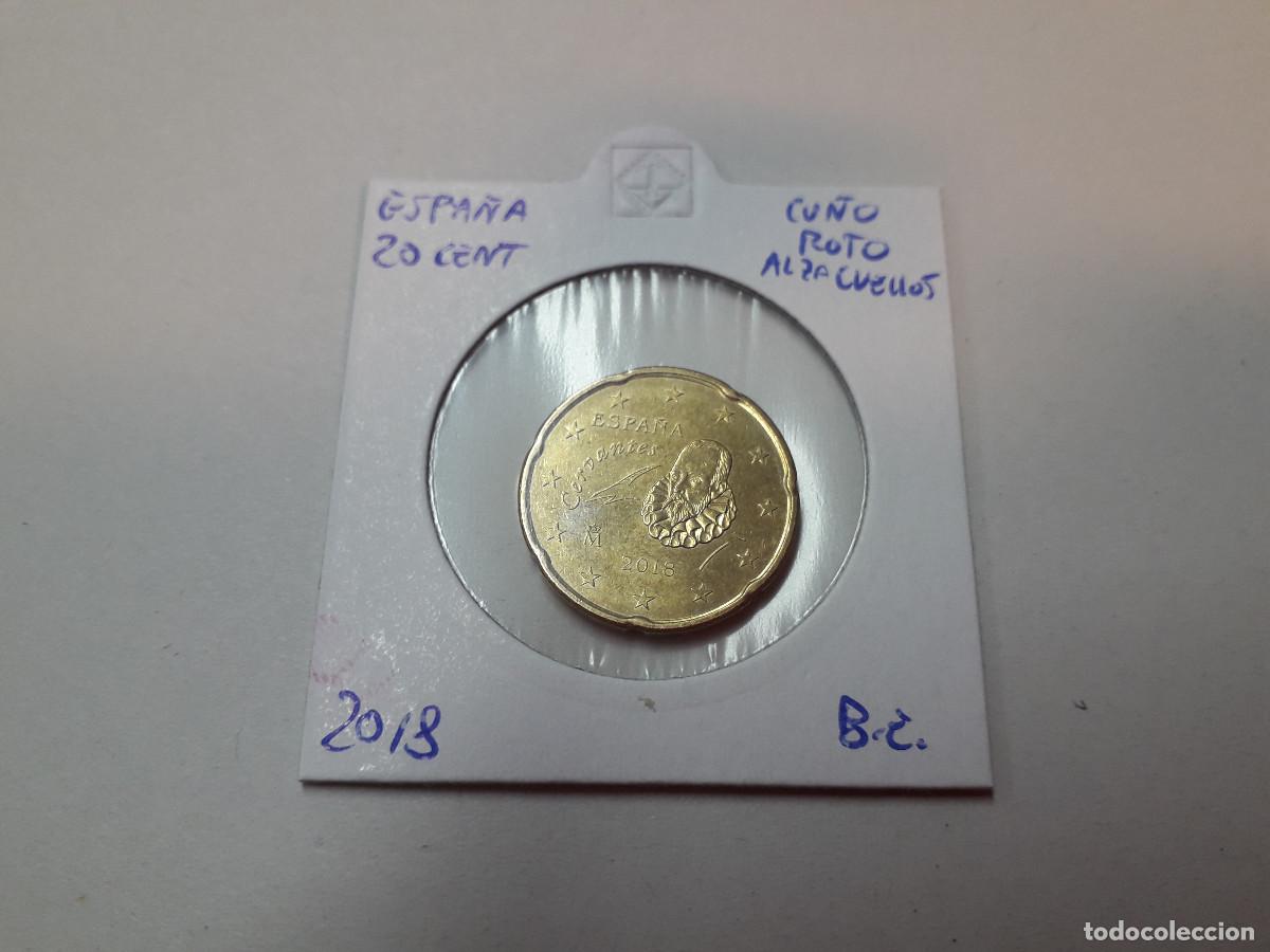 Monedas antiguas de Europa: 003784NUM-X0026-Espa&ntilde;a - 20 cent&euro; -2018 - cu&ntilde;o roto alzacuellos