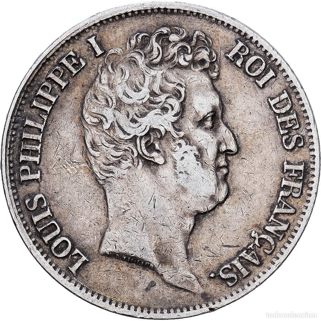 Monedas antiguas de Europa: [#1117926] Francia, Louis-Philippe I, 5 Francs, 1831, Rouen, Plata, MBC, Gadoury:676