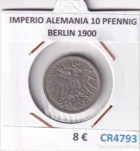 Monedas antiguas de Europa: CR4793 MONEDA IMPERIO ALEMANIA 10 PFENNIG BERLIN 1900