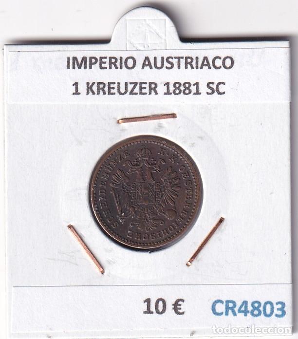 Monedas antiguas de Europa: CR4803 MONEDA IMPERIO AUSTRIACO 1 KREUZER 1881 SC