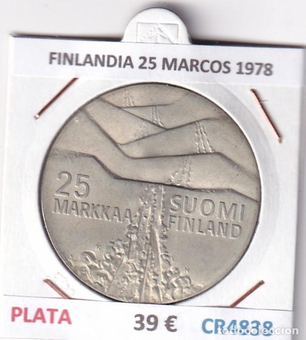 Monedas antiguas de Europa: CR4838 MONEDA FINLANDIA 25 MARCOS 1978 PLATA 0,5