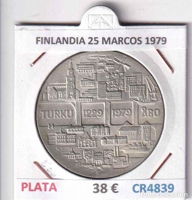 Monedas antiguas de Europa: CR4839 MONEDA FINLANDIA 25 MARCOS 1979 PLATA 0,5