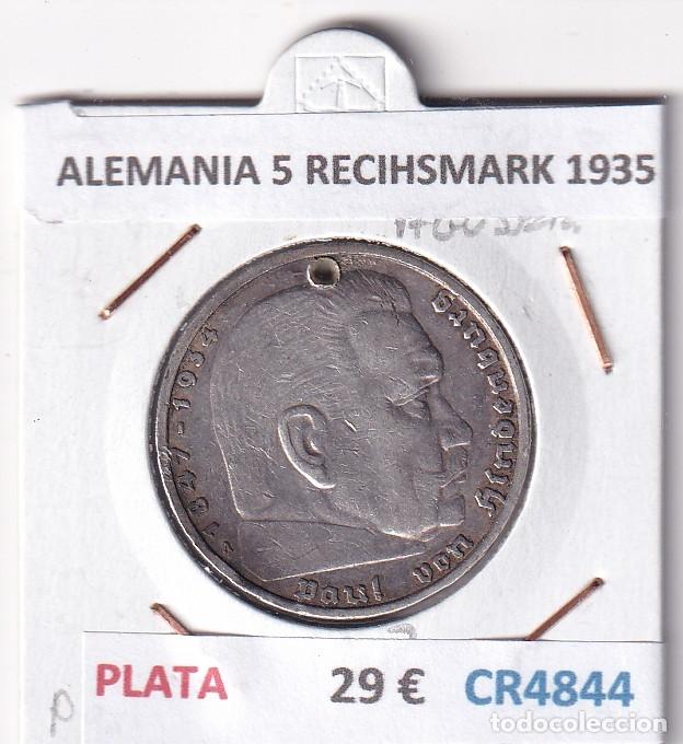 Monedas antiguas de Europa: CR4844 MONEDA ALEMANIA 5 RECIHSMARK 1935 PLATA