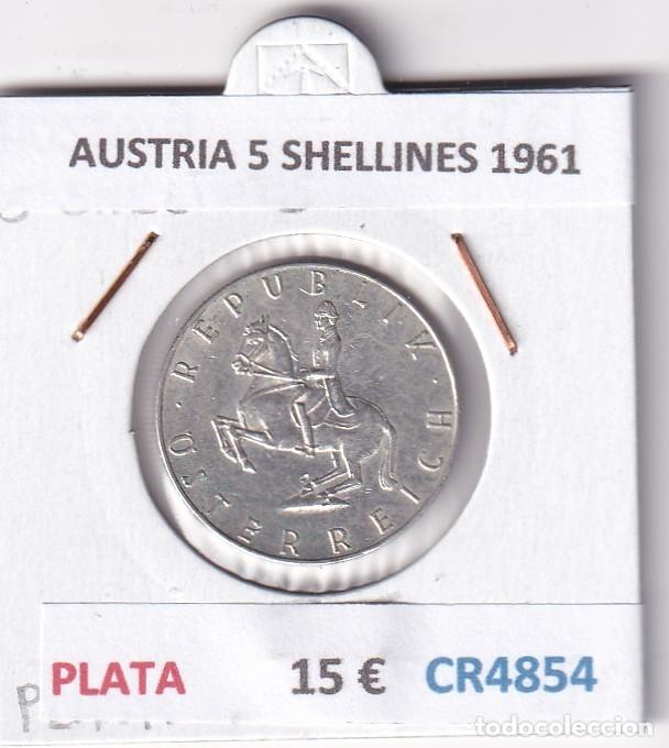 Monedas antiguas de Europa: CR4854 MONEDA AUSTRIA 5 SHELLINES 1961 PLATA