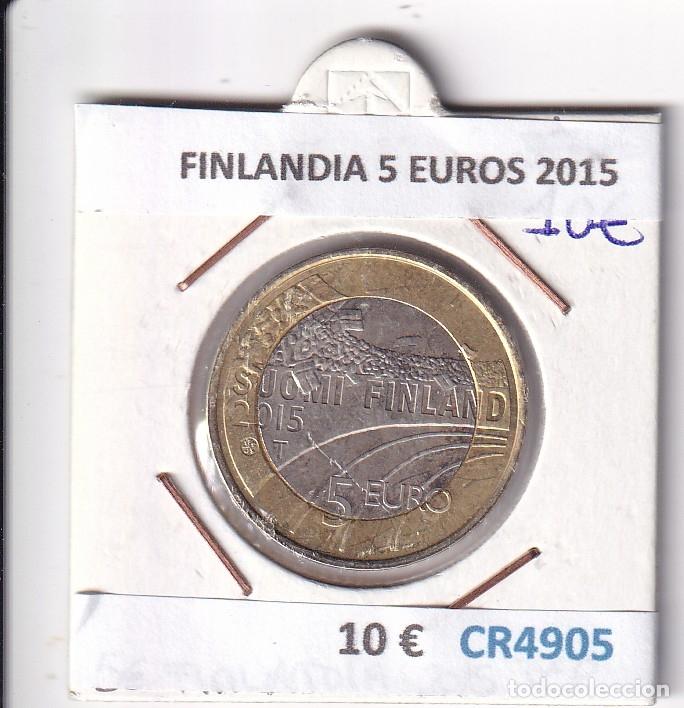 Monedas antiguas de Europa: CR4905 MONEDA FINLANDIA 5 EUROS 2015