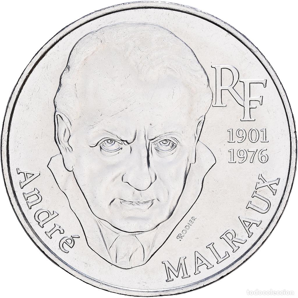 Monedas antiguas de Europa: [#1118009] Francia, 100 Francs, 1997, MDP, ANDR&Eacute; MALRAUX, Plata, EBC+, Gadoury:954