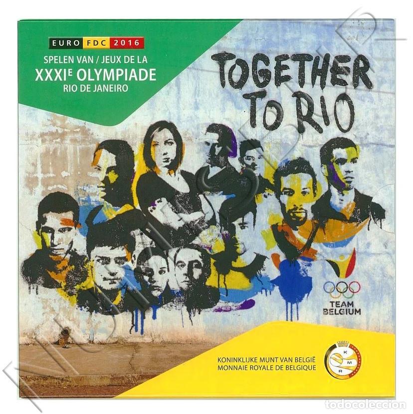 Monedas antiguas de Europa: Euroset BELGICA 2016 - Juegos Ol&iacute;mpicos RIO (BU)