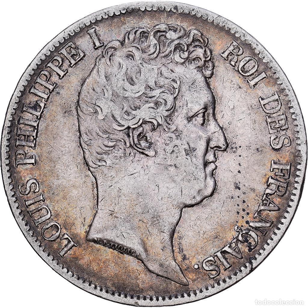 Monedas antiguas de Europa: [#1117936] Francia, Louis-Philippe, 5 Francs, 1831, Lille, Plata, MBC, Gadoury:676