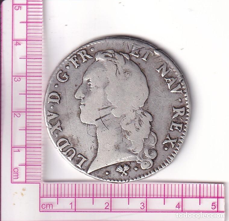 Monedas antiguas de Europa: CR2219 MONEDA FRANCIA 24 SOLES LUIS XVI BAYUNA 1762 28,7 GR PLATA