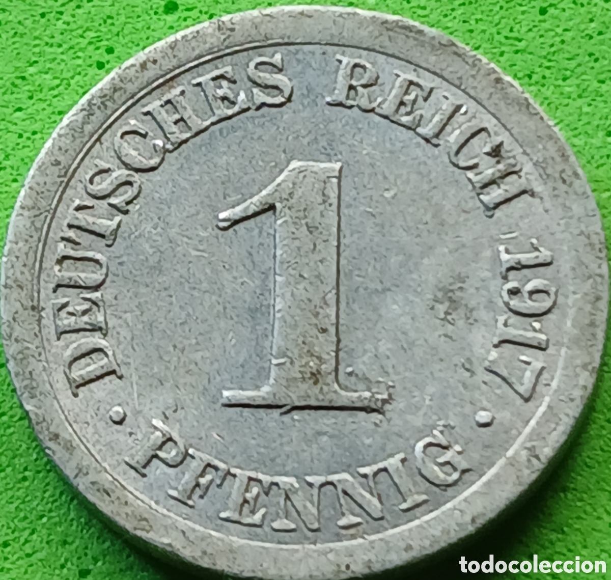 Monedas antiguas de Europa: Alemania Imperio 1 pfennig 1917 E km#24