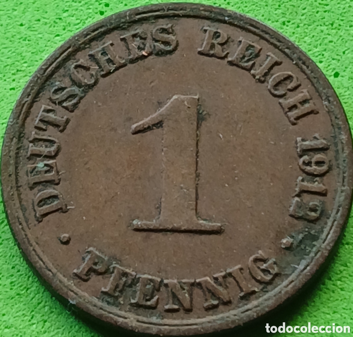Monedas antiguas de Europa: Alemania Imperio 1 pfennig 1912 A km#10