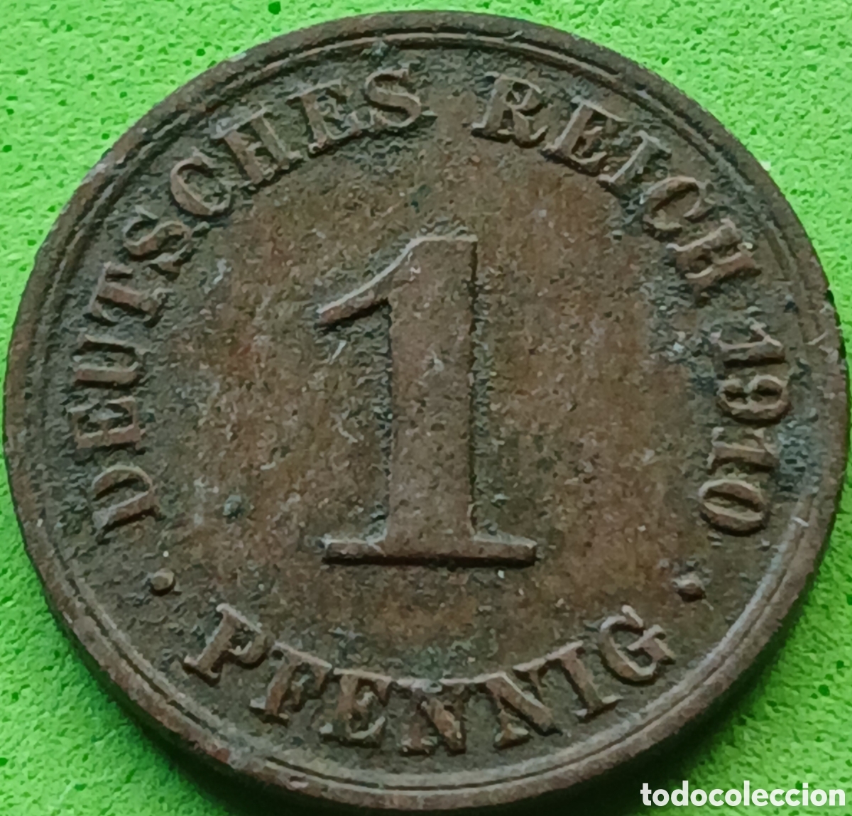 Monedas antiguas de Europa: Alemania Imperio 1 pfennig 1910 A km#10