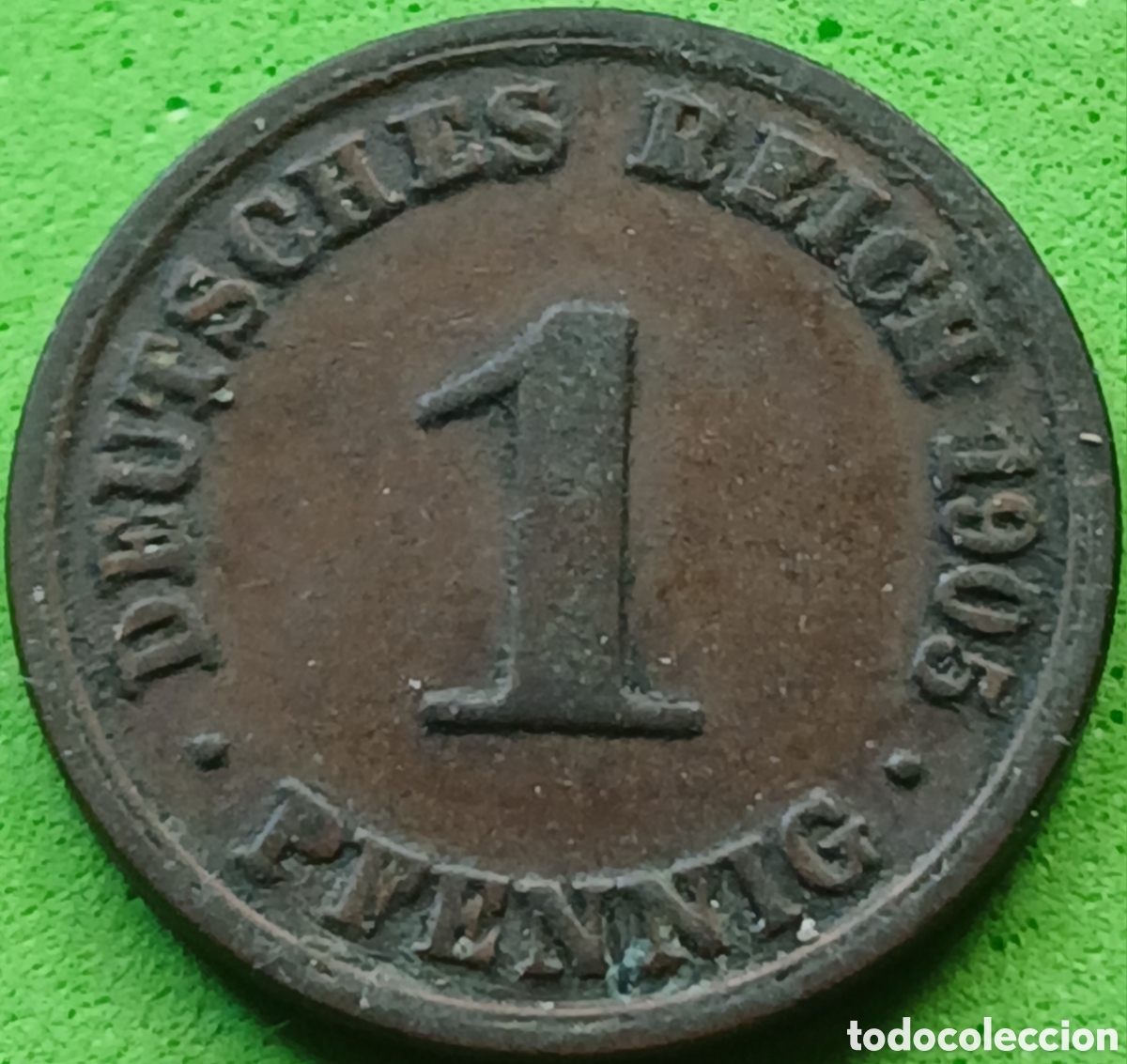 Monedas antiguas de Europa: Alemania Imperio 1 pfennig 1905 A km#10