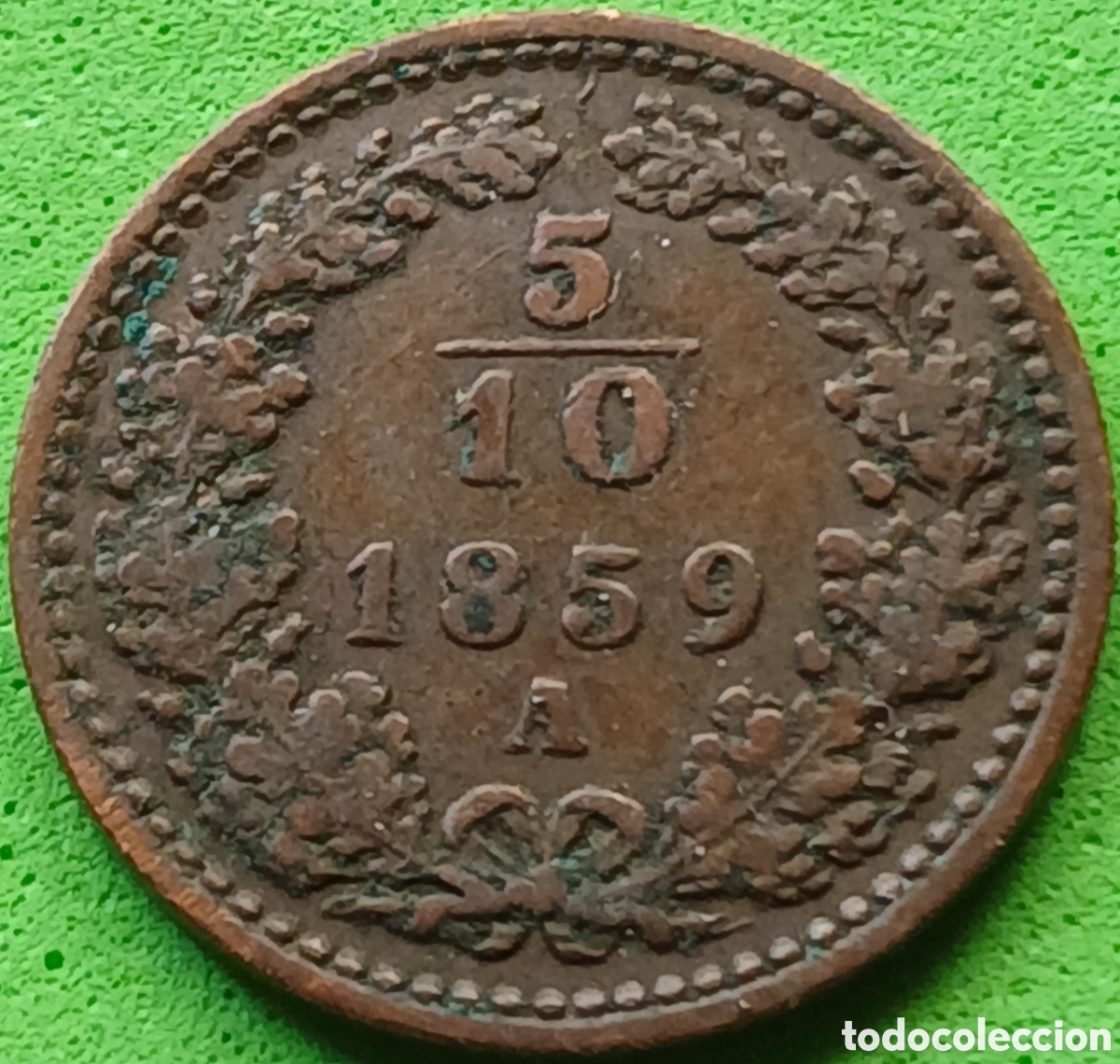 Monedas antiguas de Europa: Austria 5/10 kreuzer 1859 A - Viena km#2182