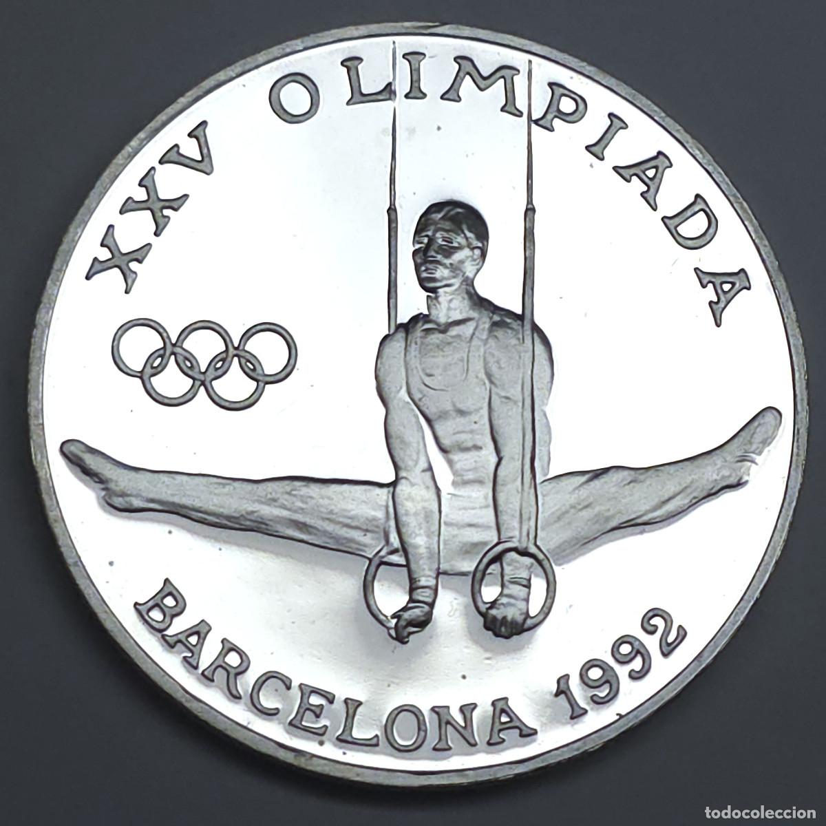 Monedas antiguas de Europa: MONEDA PLATA ANDORRA 20 DINERS 1988 OLIMPIADAS BARCELONA '92 PROOF