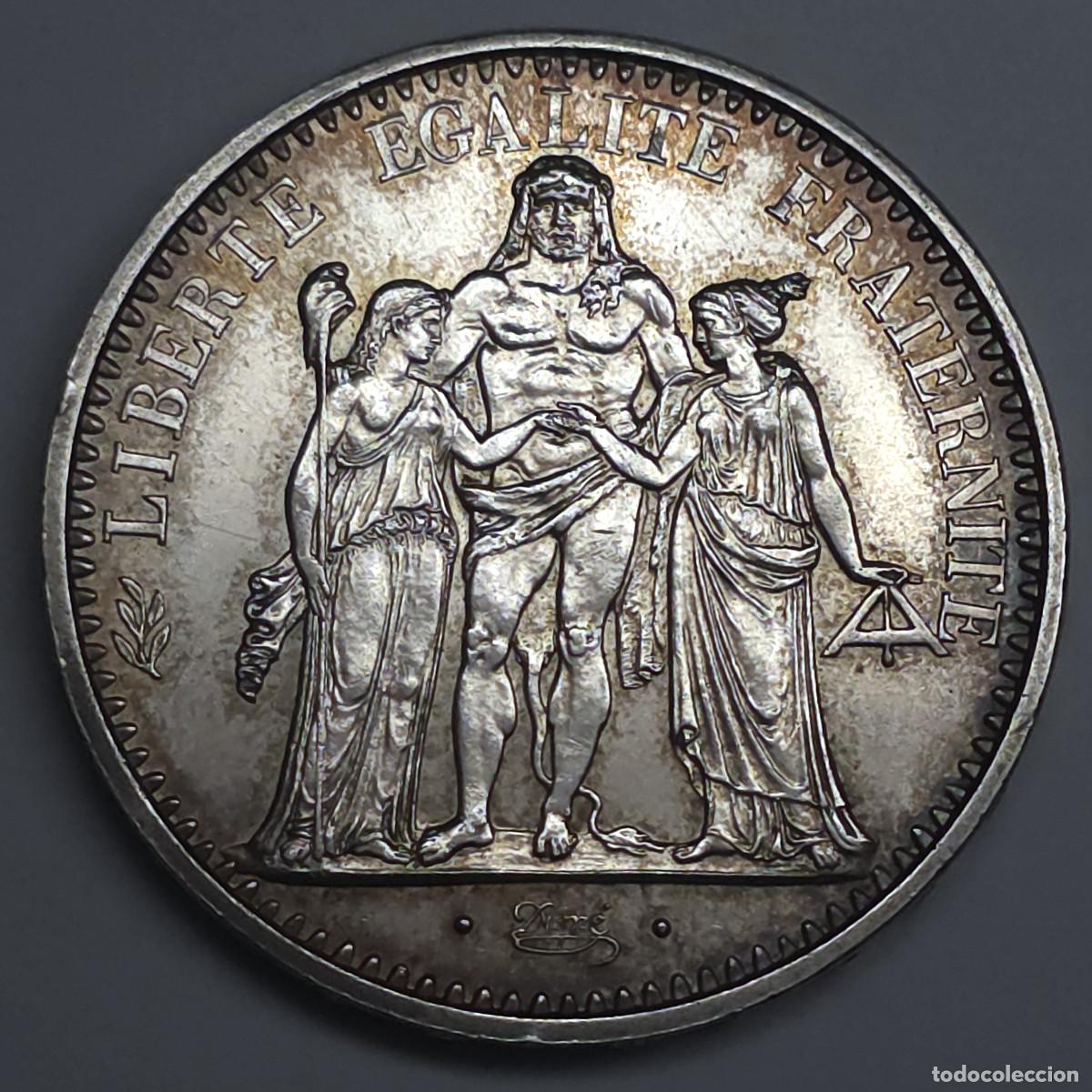 Monedas antiguas de Europa: MONEDA DE PLATA FRANCIA 10 FRANCOS 1965