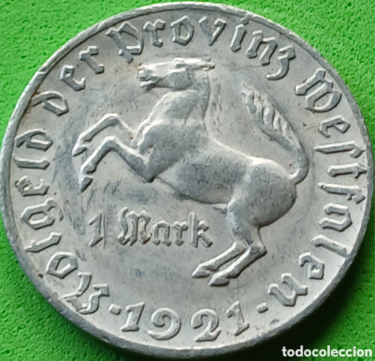 Monedas antiguas de Europa: Alemania, Provincia de Westfalia 1 marco 1921 WF#599.2