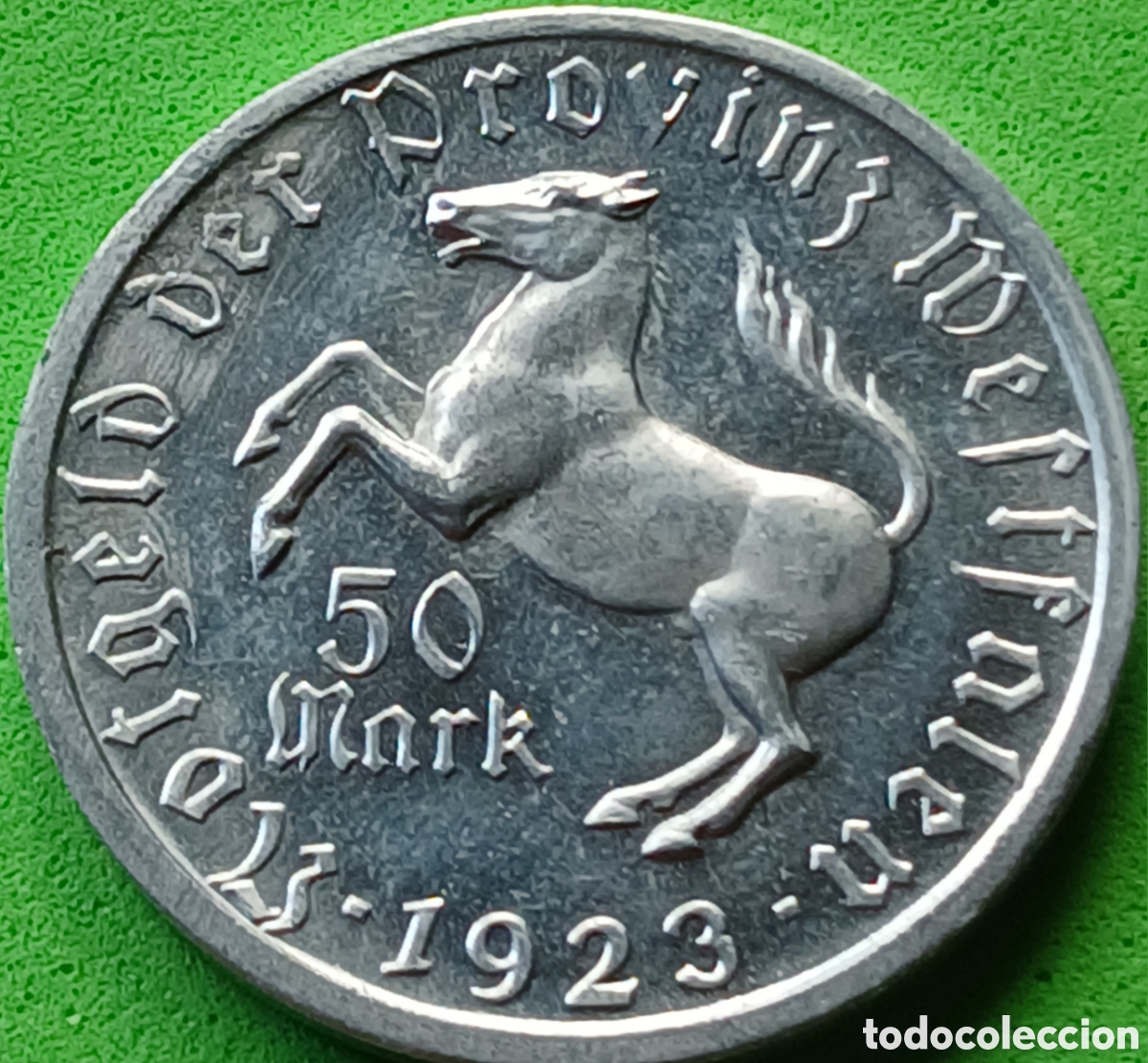 Monedas antiguas de Europa: Alemania, Provincia de Westfalia 50 marcos 1923 WF#645.3