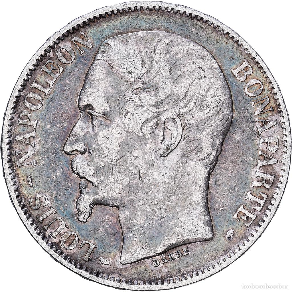 Monedas antiguas de Europa: [#1117939] Moneda, Francia, Napol&eacute;on III, 5 Francs, 1852, Paris, BC+, Plata, KM:773.1