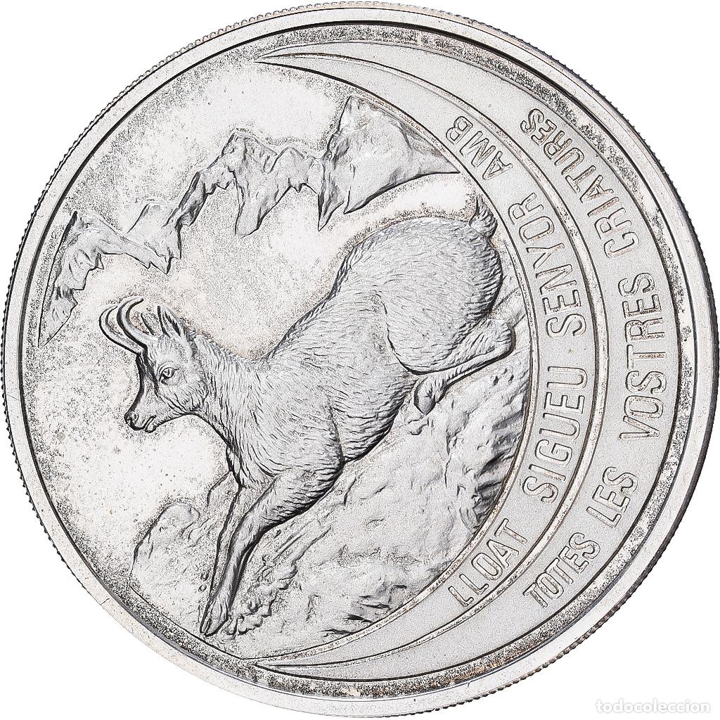 Monedas antiguas de Europa: [#1121761] Andorra, 10 Diners, Pyrenean chamois, 1992, Prueba, Plata, SC
