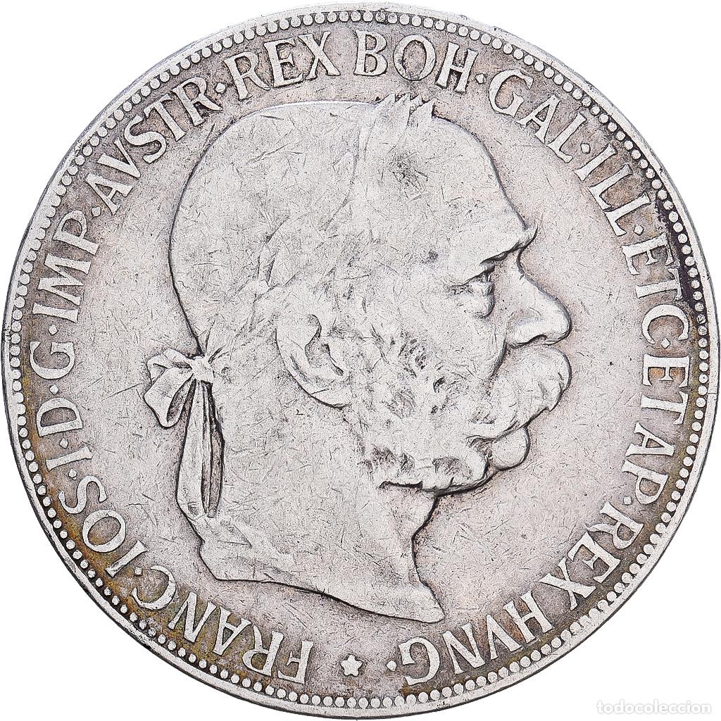 Monedas antiguas de Europa: [#1117899] Austria, Franz Joseph I, 5 Corona, 1900, Vienna, Plata, BC+, KM:2807