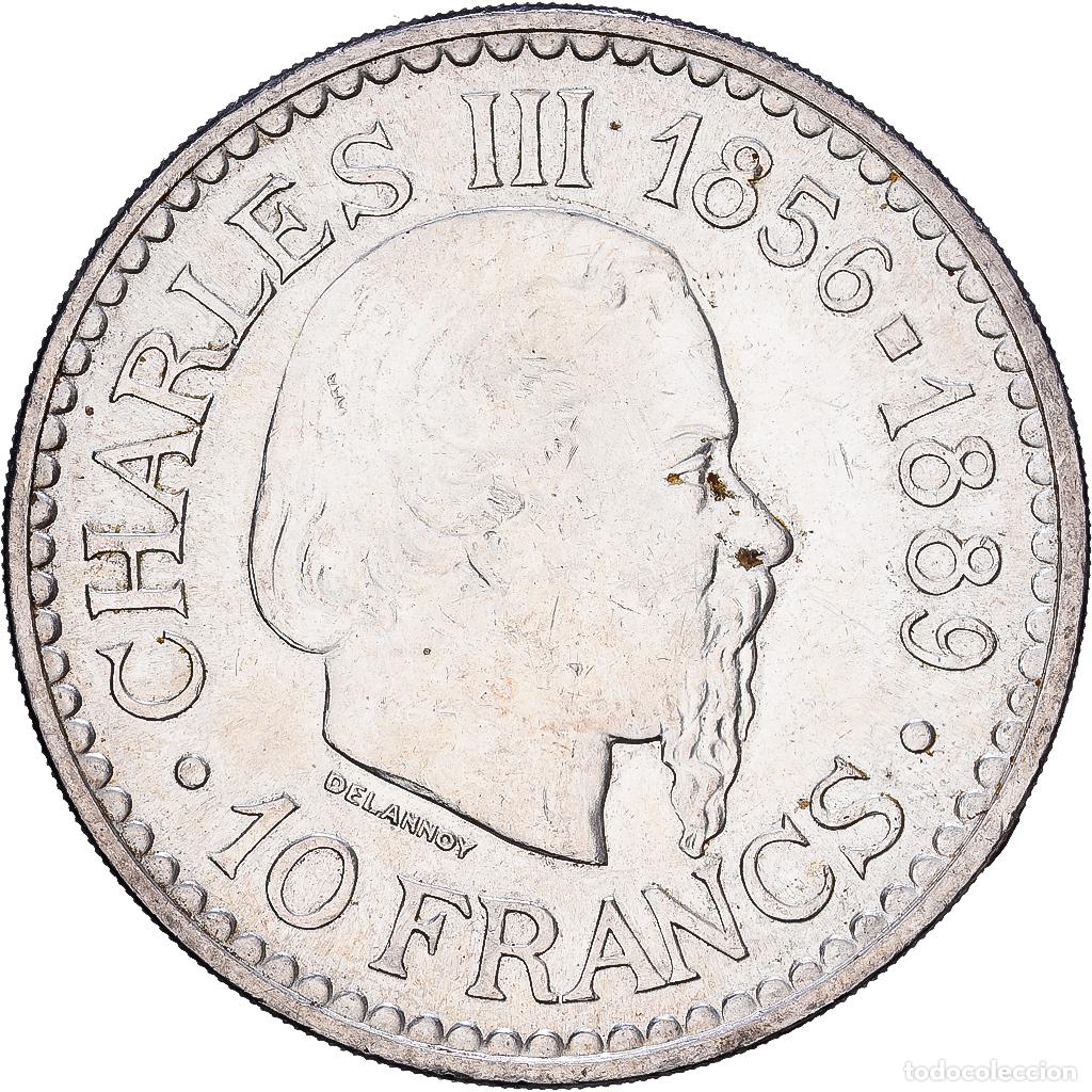 Monedas antiguas de Europa: [#1121759] M&oacute;naco, Rainier III, 10 Francs, 1966, Paris, Plata, EBC, KM:146