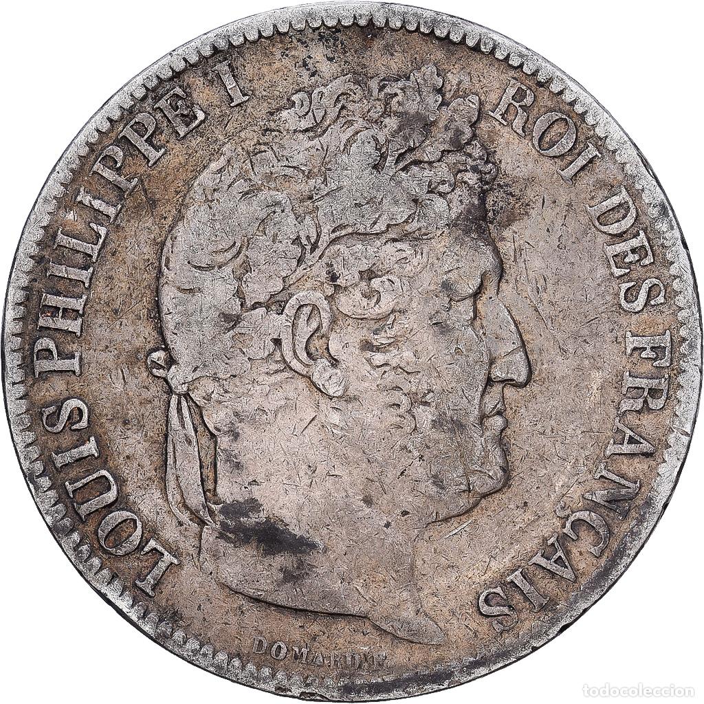 Monedas antiguas de Europa: [#1540116] Francia, 5 Francs, Louis-Philippe, 1831, Strasbourg, Plata, BC+, KM:744.1