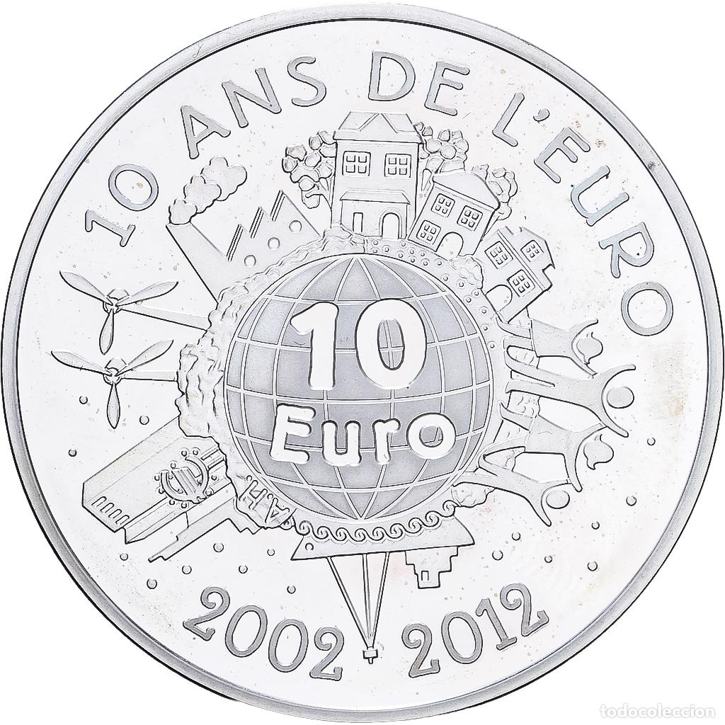 Monedas antiguas de Europa: [#1117889] Francia, 10 Euro, 2012, Proof, FDC, Plata, Gadoury:EU524, KM:1889