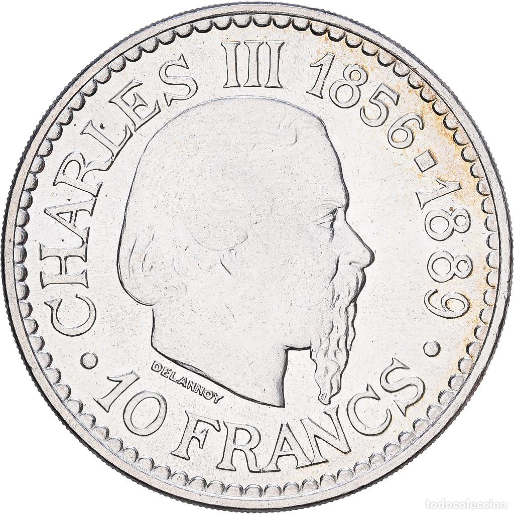 Monedas antiguas de Europa: [#1121758] M&oacute;naco, 10 Francs, 1966, Paris, Plata, SC, Gadoury:813, KM:932