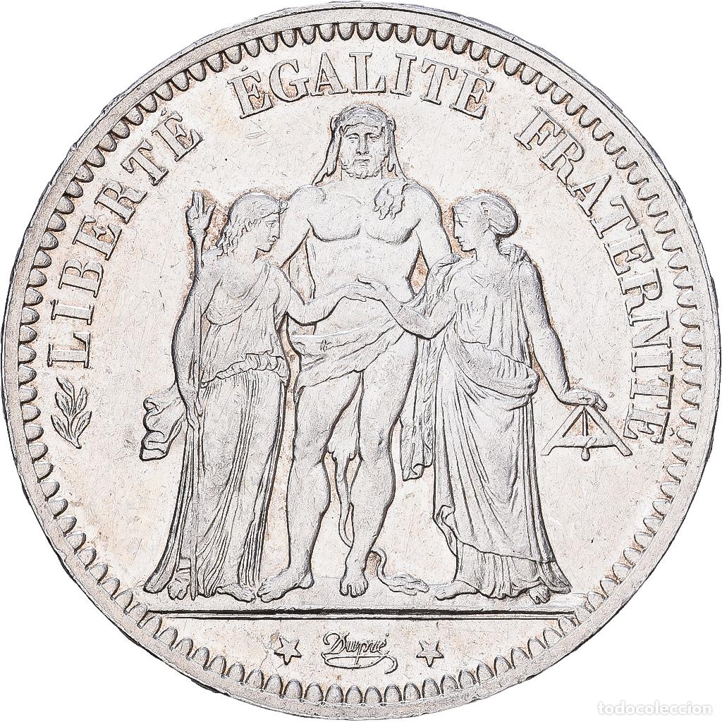 Monedas antiguas de Europa: [#1540114] Francia, 5 Francs, Hercule, 1873, Paris, Plata, EBC, KM:820.1