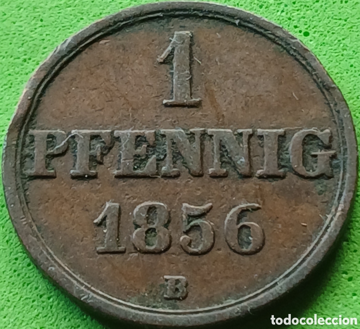 Monedas antiguas de Europa: Hanover - Reino de Hanover 1 pfennig 1856 km#221