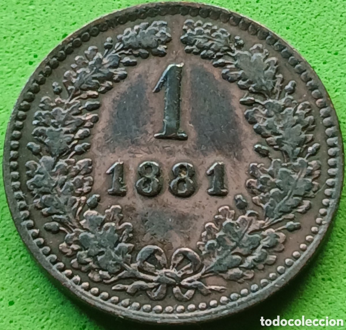 Monedas antiguas de Europa: Austria 1 kreuzer 1881 km#2186