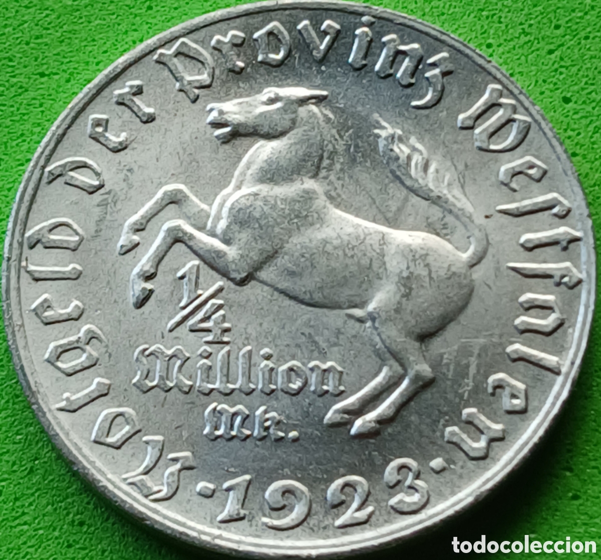 Monedas antiguas de Europa: Alemania, Provincia de Westfalia 250.000 marcos 1923 WF#645.8