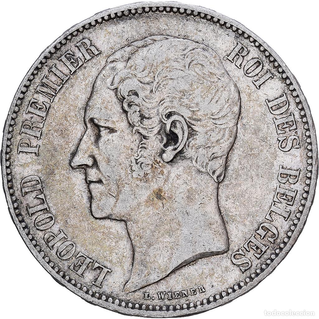 Monedas antiguas de Europa: [#1203115] B&eacute;lgica, Leopold I, 5 Francs, 5 Frank, 1849, Brussels, Plata, MBC, KM:17