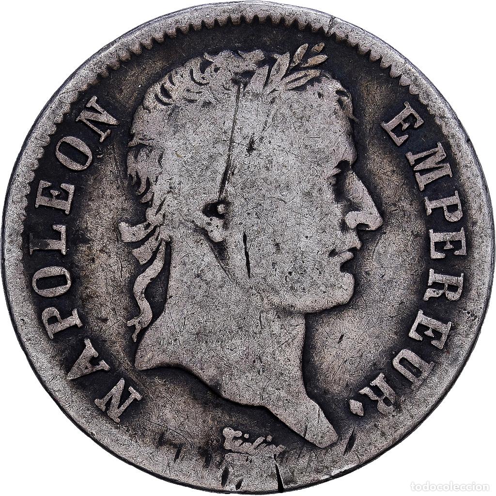 Monedas antiguas de Europa: [#1118016] Francia, Napol&eacute;on I, Franc, 1808, Strasbourg, BC+, Plata, KM:682.3, Gadoury:446