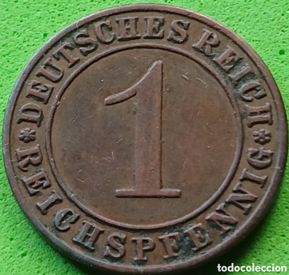 Monedas antiguas de Europa: Alemania Rep&uacute;blica de Weimar 1 reichspfennig 1928 A km#37