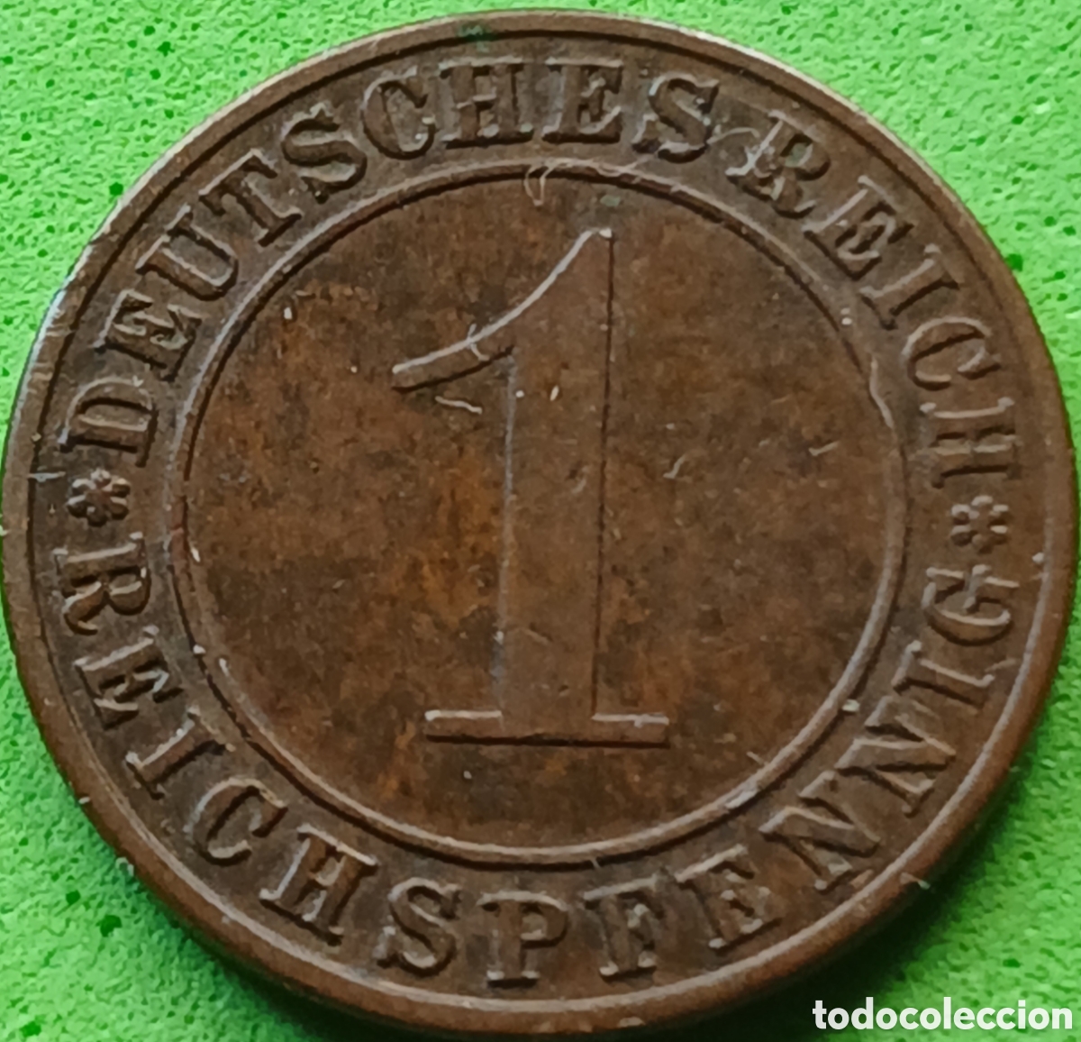 Monedas antiguas de Europa: Alemania Rep&uacute;blica de Weimar 1 reichspfennig 1929 A km#37